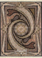 طرح کهکشان عرضی رنگ سرمه ای 700 شانه پلی استر فیلامنت طرح کهکشان عرضی رنگ سرمه ای 700 شانه پلی استر فیلامنت